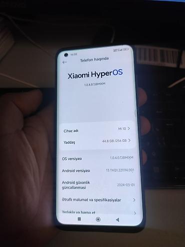 mi 10 5g: Xiaomi Mi 10, rəng - Boz, 
 Simsiz şarj — 2