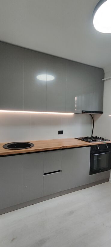 Кухонные гарнитуры: Кухонный гарнитур, Новый, цвет - Белый, МДФ, Бесплатная доставка — 25