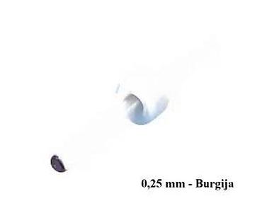 metro priboj: Mikro burgija 0,25 mm – precizna HSS/karbidna spiralna burgija za fine — 4