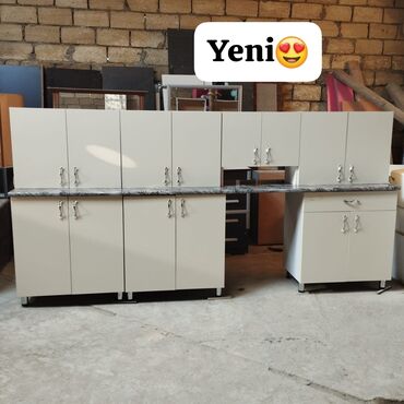 Mətbəx mebeli satılır 370₼. Yenidir. Ölçü 3.03. Ünvan Masazır. 99