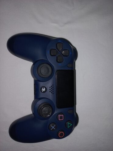 PS4 (Sony Playstation 4): PlayStation 4 üçün göy rəngdə DualShock 4 simsiz oyun idarəetmə