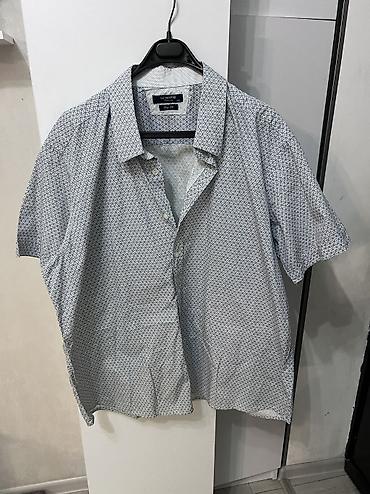 Личные вещи: Мужская рубашка, 3XL, Lc Waikiki, Б/у, цвет - Синий, Платная доставка, Самовывоз — 5