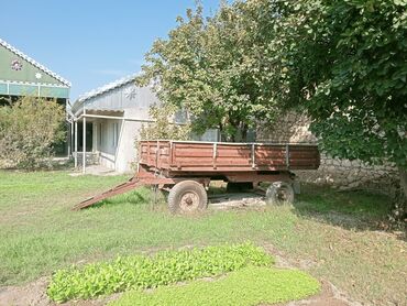 Сельхоз запчасти: Kənd təsərrüfatı üçün qoşqu (traktor qoşqusu) - İki oxlu, yedəkli