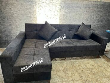 Sifarişlə divanlar: Künc divan, Qonaq otağı üçün, Parça, Bazalı, Açılan, Kitab — 4