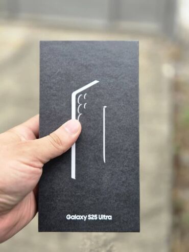 эски телефон: Samsung S25 Ultra, Новый, 256 ГБ, цвет - Серебристый, 2 SIM, eSIM