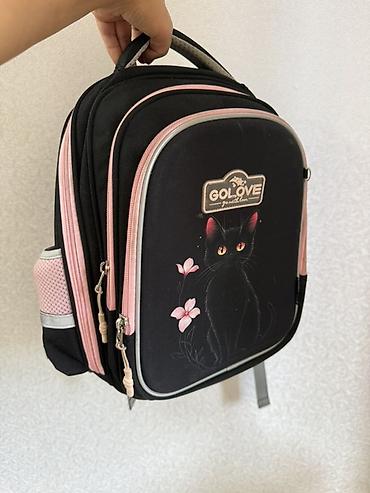 kipling monkey: Рюкзак школьный GOLove - Цвет: черный с розовыми акцентами и — 1