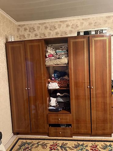 спальни бу: Спальный гарнитур, Б/у, Двуспальная кровать, Шкаф, Комод — 3