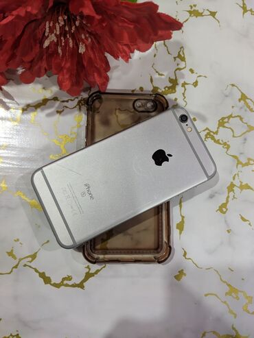 Apple iPhone: IPhone 6s, Б/у, 64 ГБ, Space Gray, Защитное стекло, Чехол, 83 %