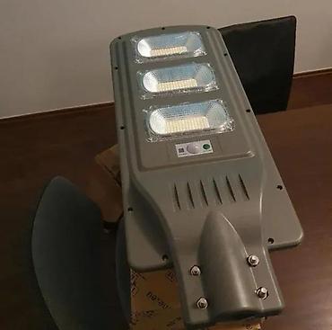 Baštenska rasveta: Solarni reflektor za banderu IP65 SIVI više diodni. Prolećna AKCIJA — 24