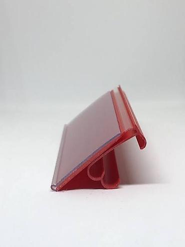 vitrin dolab: PVC qiymət cibləri və rəf etiket profilləri - Material: yüksək — 6
