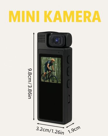 Kompüter, noutbuk və planşetlər: Mini kamera ✅️ Saatlarla çəkiliş etmək və səs yazmaq mümkündür ✅️
