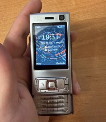 запчасти для стиральных машин в баку: Nokia N95, 2 GB, rəng - Bənövşəyi, İki sim kartlı
