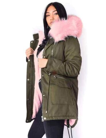 zimske jakne xs: S (EU 36), Single-colored, With lining, Faux fur