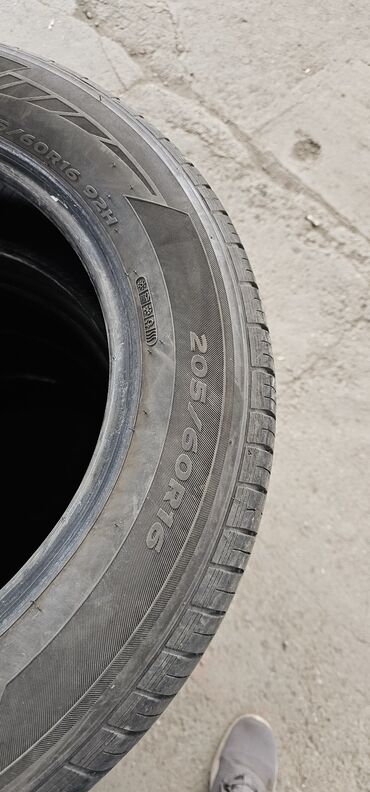 Шины: Шины 205 / 60 / R 16, Лето, Б/у, Комплект, Легковые, Корея, Hankook