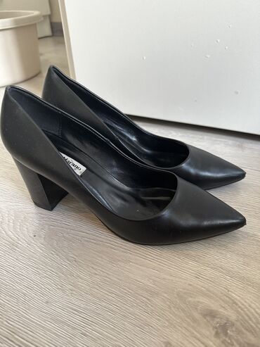 женские черные замшевые туфли: Туфли 39, түсү - Кара