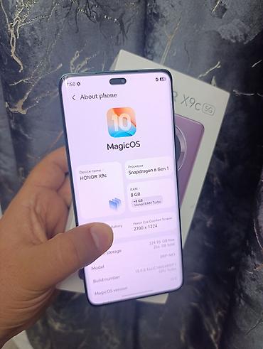 Mobil telefonlar: Honor X9c, 256 GB, rəng - Mavi, Sənədlərlə — 3