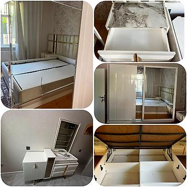 mebel parcalari: Yataq dəsti. Satılır 750 azn. Baza var,matras yoxdur❌. Ünvan — 1