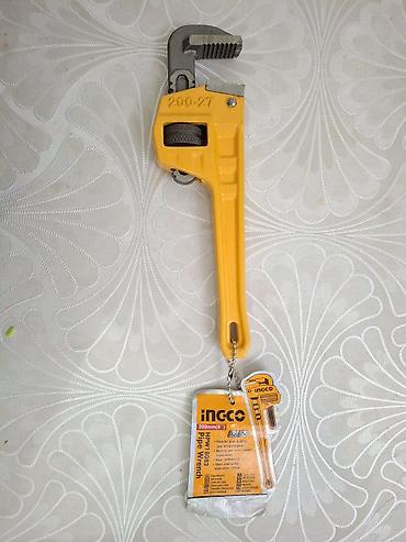 qaz start maşın: INGCO HPW0802 boru açarı - Ölçü: 200 mm (8") - Maks. sıxlama — 4