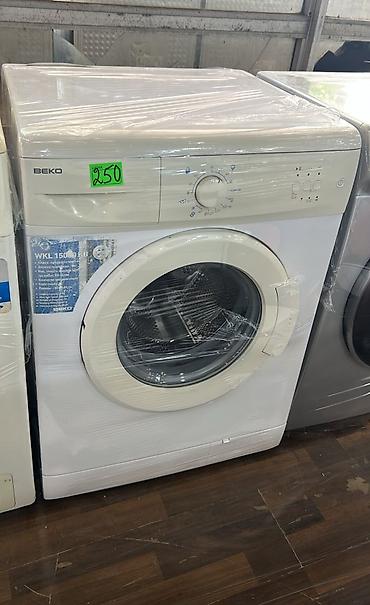paltaryuyan maşınlar: Beko ön yükləməli paltaryuyan maşın Model: WKL 150 (etiketdə — 1