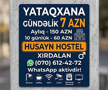 dasinmaz: HUSAYN HOSTEL – Xırdalan Хостел Yataqxana - Gündəlik: 7 AZN - 10 — 1