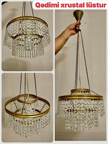 lyustrlar: Çılçıraq, 6 lampa, Xrustal — 1