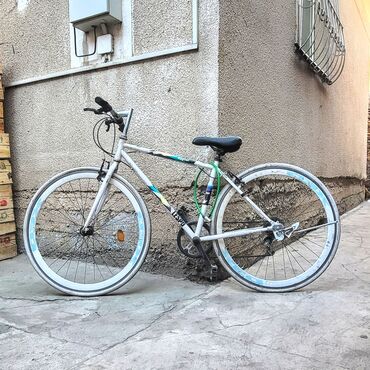заднее колесо велосипеда купить: Городской велосипед, Рама M (156 - 178 см), Алюминий, Корея, Б/у