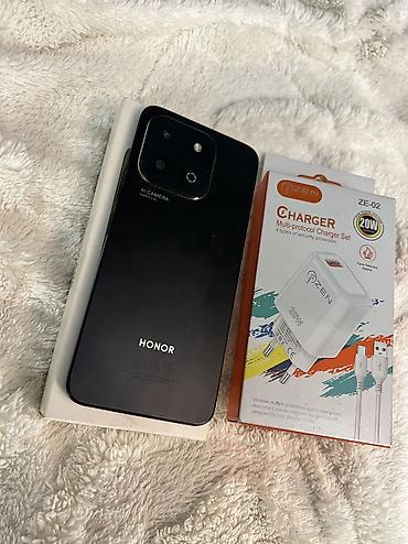 honor band: Honor X6b, 256 GB, rəng - Qara, Face ID — 6