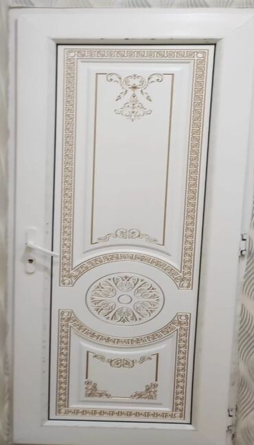 Plastik qapılar: Yeni Plastik qapı 80x200 sm Zamok və çərçivə ilə, Zəmanətli, Pulsuz quraşdırma, Pulsuz çatdırılma, Rayonlara çatdırılma — 13