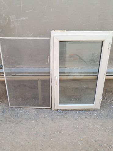 plastik tor: PVC pəncərə paketi - Material: ağ PVC profil - Ölçü: təxmini
