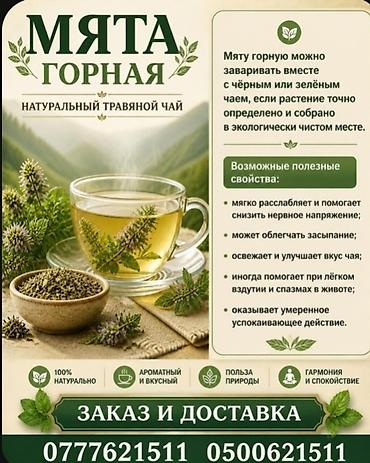 Красота и здоровье: Мяту горную можно заваривать вместе с чёрным или зелёным чаем, если — 1