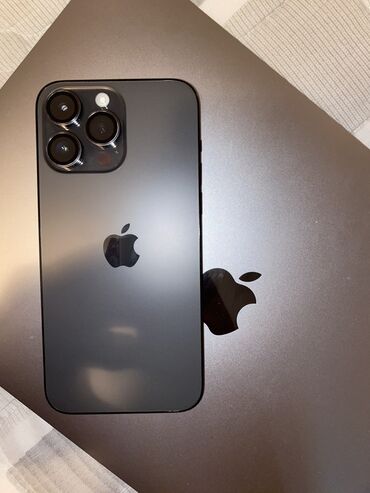 купить планшет айпад бу: IPhone 14 Pro Max, Колдонулган, 128 ГБ, Кара, Каптама, Куту, 86 %