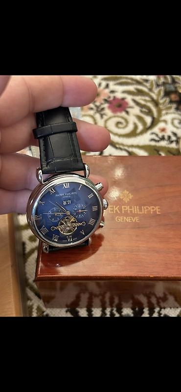 Наручные часы: Новый, Наручные часы, Patek Phillipe, цвет - Голубой — 2