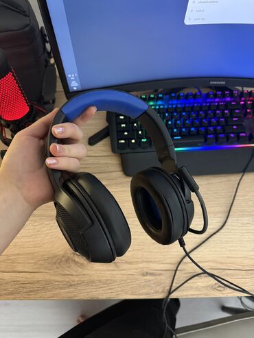 наушники razer kraken pro v2 oval: Накладные, Razer, Новый, Проводные, Геймерские