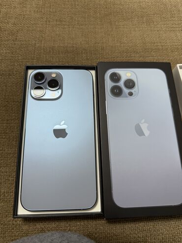 xs max: IPhone 13 Pro Max, Б/у, 128 ГБ, Sierra Blue, Коробка, 86 %