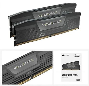 ssd har disk: Corsair Vengeance DDR5 32GB 6000MHz Operativ Yaddaş (DIMM) Məhsul — 1