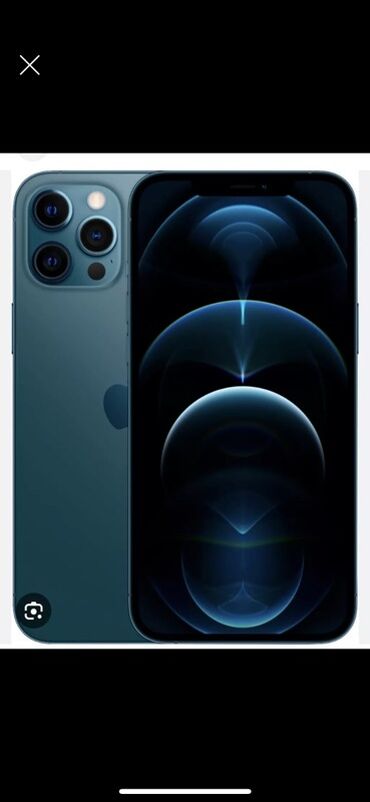 still cool monitor: IPhone 12 Pro, Pacific Blue