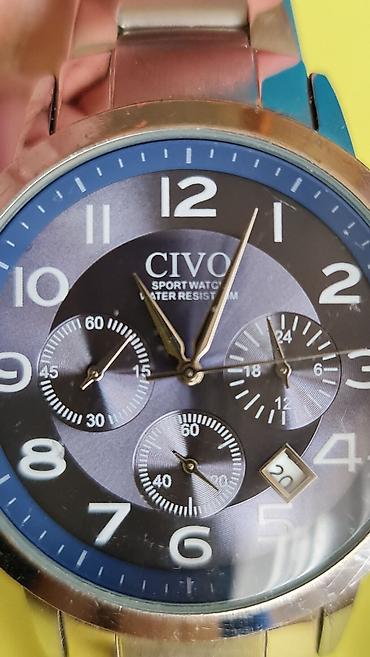 q12 pametni sat: CIVO muški sportski sat – model 8299 - Kućište i narukvica od metala — 1