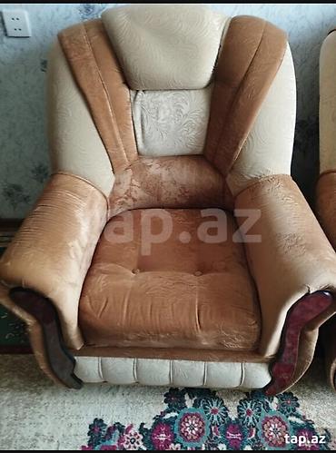 İşlənmiş, Kreslo, Parça, Kredit yoxdur, Çatdırılma yoxdur