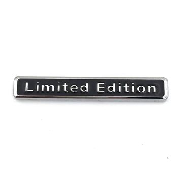 3d номер на авто: 3D эмблема Limited Edition черная металлическая Эмблема Limited