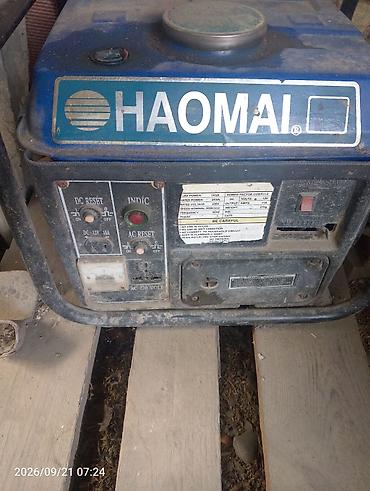 Электротовары: HAOMAI benzin generatoru Texniki xüsusiyyətlər (etiketdən): - Maks — 1