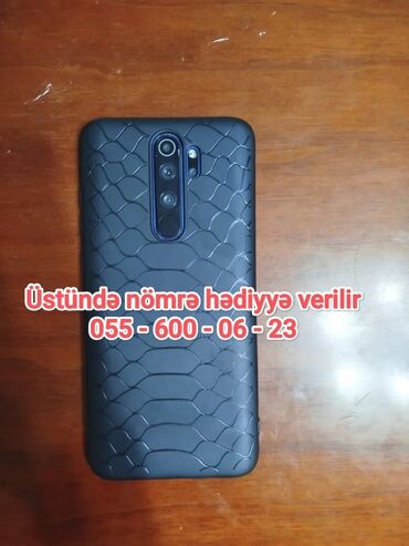 nomre az: Redmi Note 8 Pro, 128 GB, rəng - Göy, Sensor, Barmaq izi, Simsiz şarj