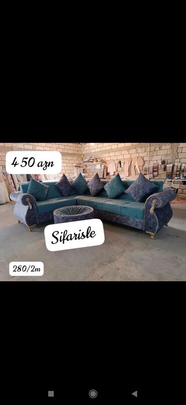 столешница для стола на заказ: Sifarisle ‼️Kunc divan ✔️Reng secimi var ✔️Acilmir baza yoxdu