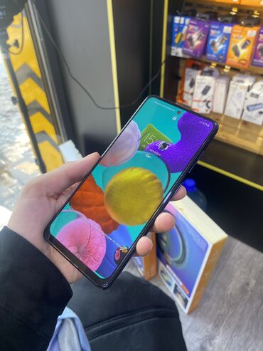 игровые телефоны самсунг: Samsung Galaxy A51, Б/у, 128 ГБ, цвет - Синий, 1 SIM, 2 SIM