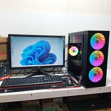 Masaüstü kompüterlər və iş stansiyaları: ŞOK ENDİRİM!!! Oyun üçün Kompüter "RGB Core i5 3470 16GB Ram GTX1050 — 6