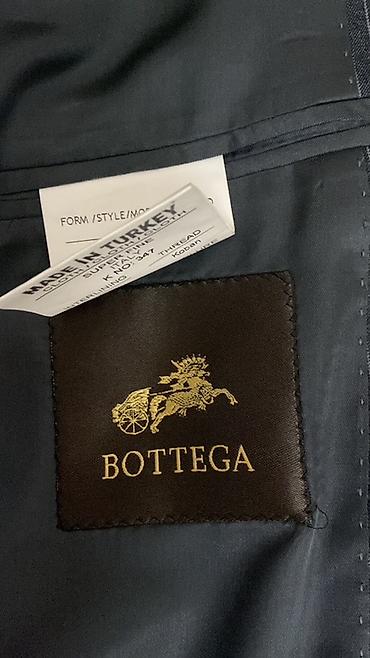 Pencəklər: Kişi kostyum gödəkçəsi – Bottega - Rəng: tünd göy (navy) üzərində incə — 6
