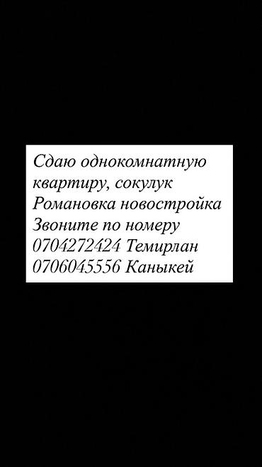долгосрочный кв: Сдаётся однокомнатная квартира в Сокулуке, район Романовка — 1