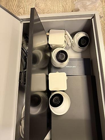 Видеонаблюдение: Комплект видеонаблюдения в металлическом шкафу Состав: - 4 купольные — 1