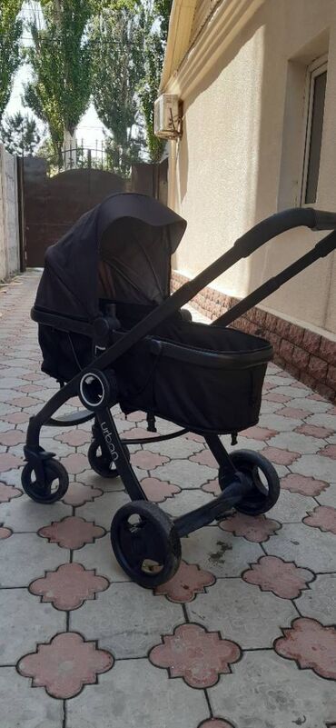 детская коляска люлька: Балдар арабасы, түсү - Кара, Колдонулган