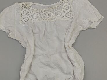 krótka białe bluzki: Bluzka Damska, L, stan - Dobry