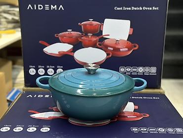 aidema: Набор чугунной посуды AIDEMA — Cast Iron Dutch Oven Set Состав и — 7